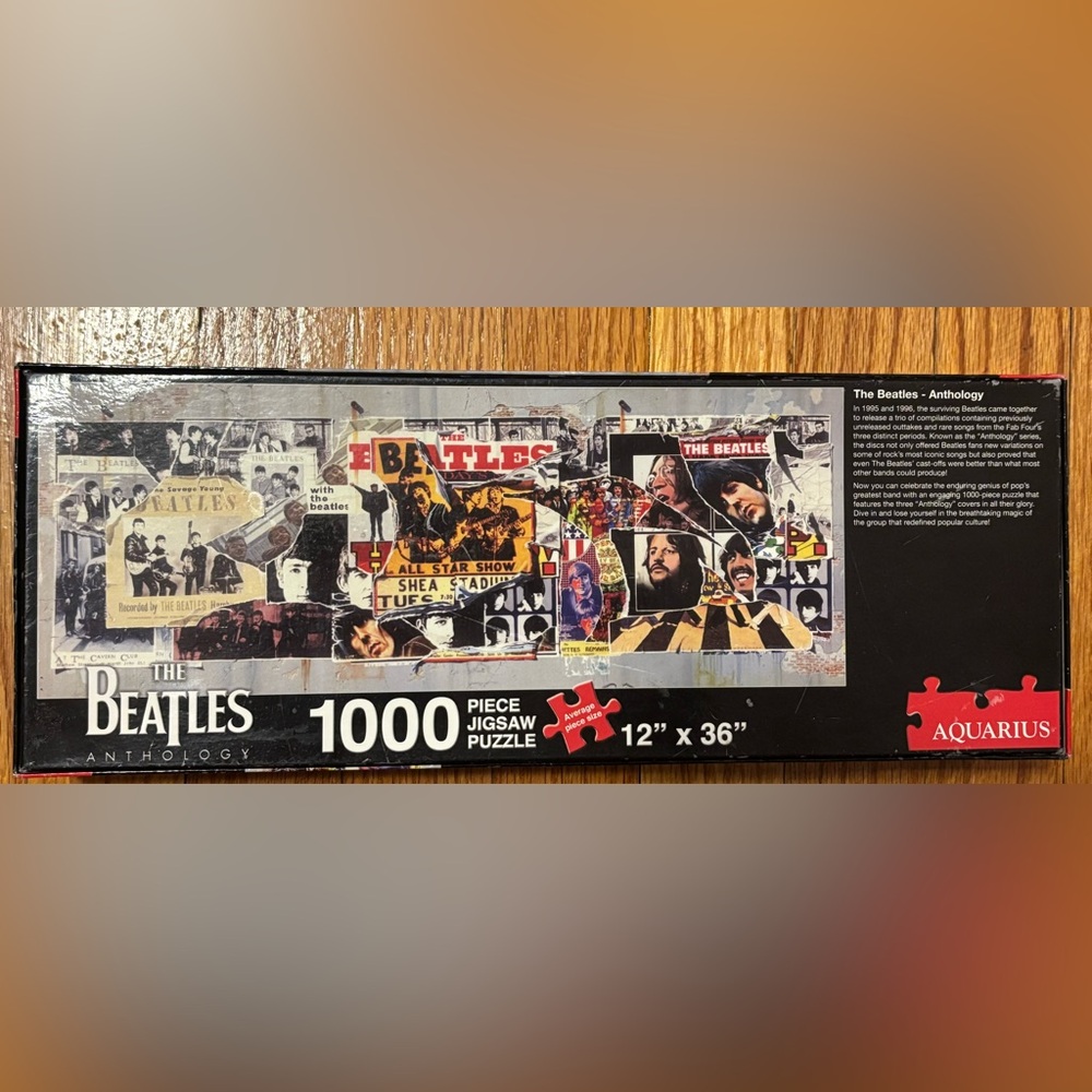 The Beatles Anthology Collage Jigsaw Puzzle 1000pc - AS IS / Missing 5 Pcs